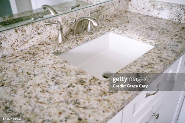 bathroom vanity - bathroom sink stock pictures, royalty-free photos & images