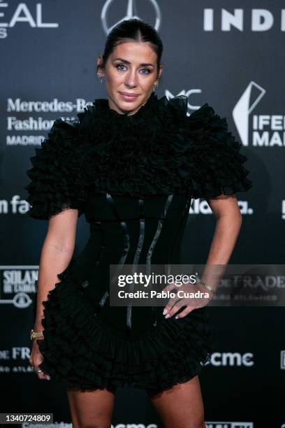 Elena Tablada attends Fernando Caro fashion show during the Merecedes Benz Fashion Week September 2021 edition on September 16, 2021 in Madrid, Spain.