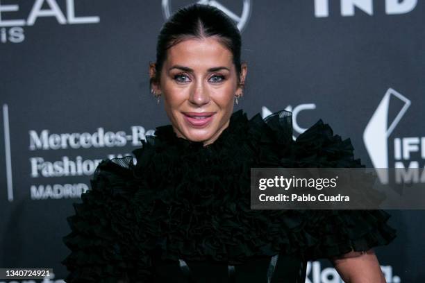 Elena Tablada attends Fernando Caro fashion show during the Merecedes Benz Fashion Week September 2021 edition on September 16, 2021 in Madrid, Spain.