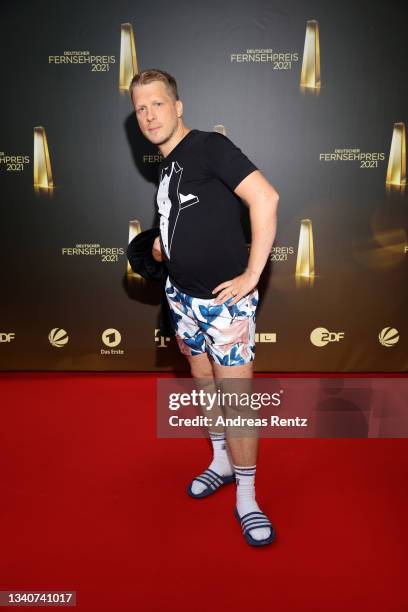 Oliver Pocher attends the German Television Award at Tanzbrunnen on September 16, 2021 in Cologne, Germany.