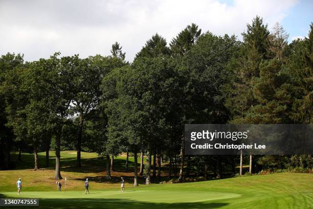 General view during the Professional Cricketers' Trust Golf Day at Woburn Golf Club on September 16, 2021 in Woburn, England.
