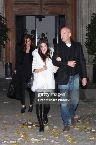 Bruce Willis Sighting In Paris Bruce Willis Sighting In Paris