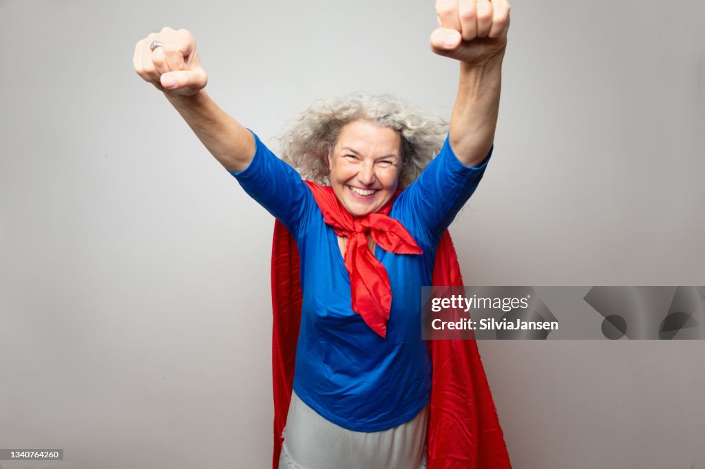 Senior superwoman