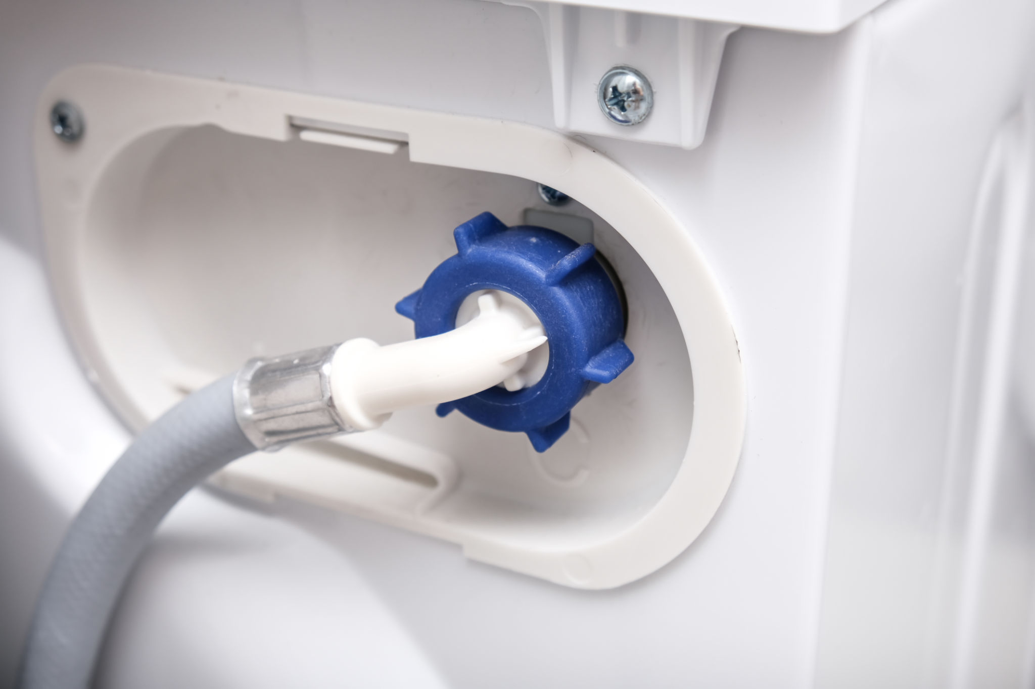 clogged washer hose