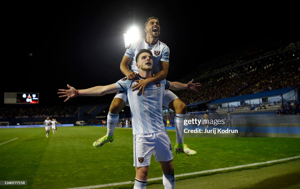 Dinamo Zagreb v West Ham United: Group H - UEFA Europa League