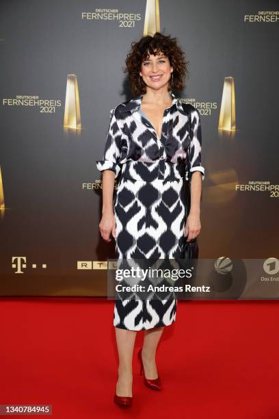 Isabel Varell attends the German Television Award at Tanzbrunnen on September 16, 2021 in Cologne, Germany.