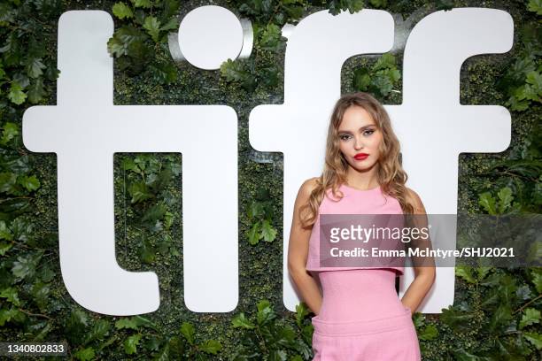 Lily-Rose Depp attends the "Silent Night" Premiere during the 2021 Toronto International Film Festival at Roy Thomson Hall on September 16, 2021 in...