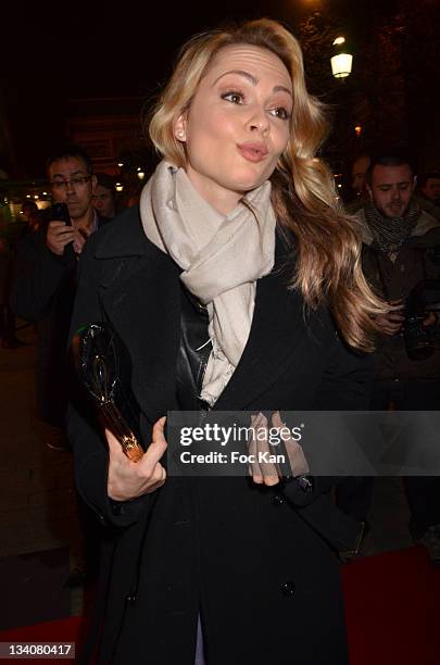 Beatrice Rosen attends the Lancel celebration of '135 Years Of French Legerete' Hosted By Sienna Miller at Lancel Shop Champs Elysees on November 24,...