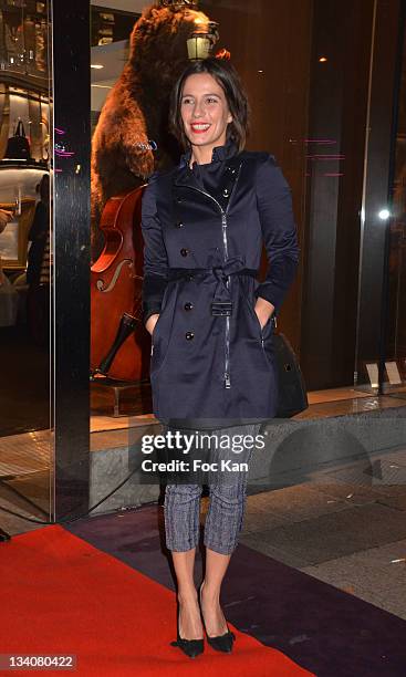 Zoe Felix attends the Lancel celebration of '135 Years Of French Legerete' Hosted By Sienna Miller at Lancel Shop Champs Elysees on November 24, 2011...