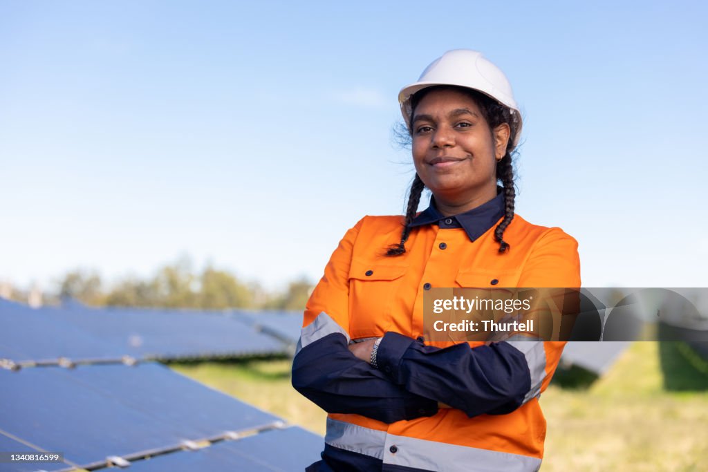 Portrait d’une travailleuse aborigène australienne
