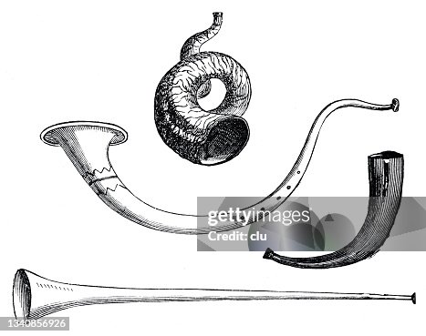 Wind Instrumentn Abstract Wind Instruments On White Background High-Res Vector Graphic - Getty Images