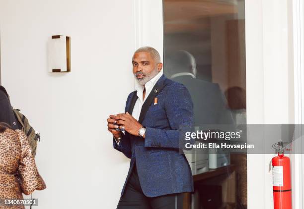 Cuttino Mobley attends The One And Only, Dick Gregory, Album Release Event on September 16, 2021 in Burbank, California.