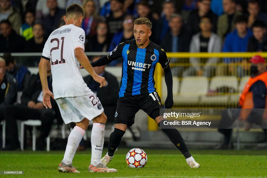 Club Brugge KV v Paris Saint-Germain: Group A - UEFA Champions League