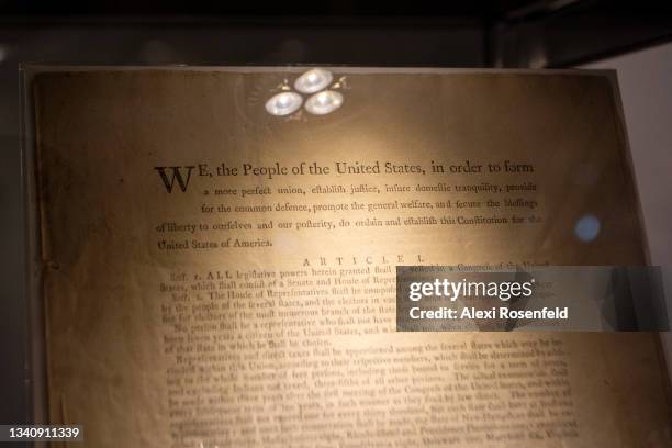 Constitution Display Library The Constitution Display Photos and Premium High Res Pictures - Getty ...