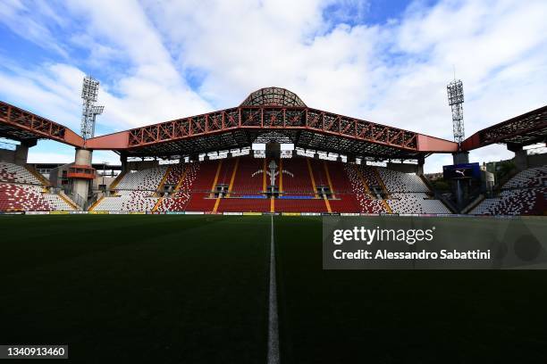 General view of the stadium before the FIFA Women's World Cup 2023 Qualifier group G match between Italy and Moldova at Stadio Nereo Rocco on...