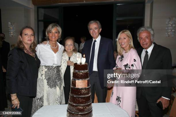 Victoria Brynner, Helene Arnault, Doris Brynner, Owner of LVMH Luxury Group Bernard Arnault, Princess Marie-Chantal of Greece and Giancarlo Giammeti...