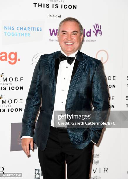 Nick Ede attends The Icon Ball 2021 during London Fashion Week September 2021 at The Landmark Hotel on September 17, 2021 in London, England.