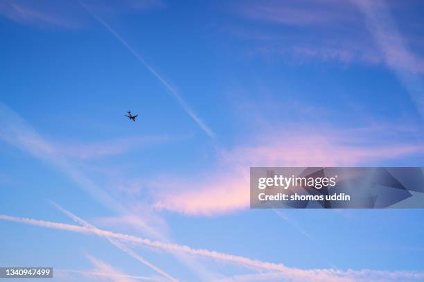 full frame view of sky at sunrise - slipstream stock pictures, royalty-free photos & images
