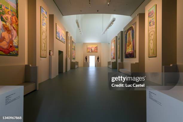 View of " La Salle de Psyché " a Room of ' La Collection Morozov ' Exhibition at the Louis Vuitton Foundation on September 17, 2021 in Paris, France.