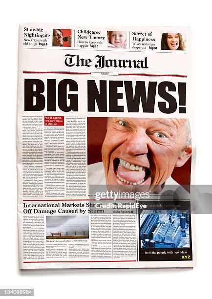 newspaper: big news! - newspaper headline stock pictures, royalty-free photos & images