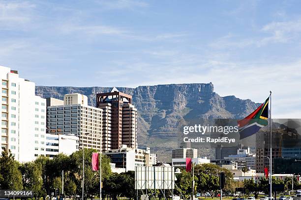 ケ�ープタウン、sa フラグ - cape town ストックフォトと画像