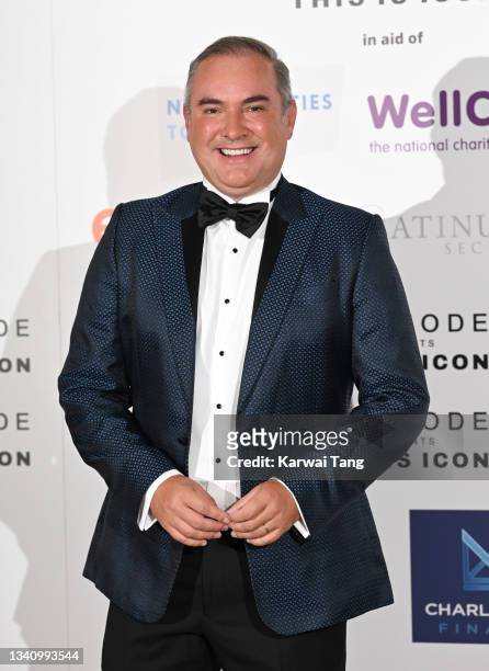 Nick Ede attends The Icon Ball 2021 during London Fashion Week September 2021 at The Landmark Hotel on September 17, 2021 in London, England.