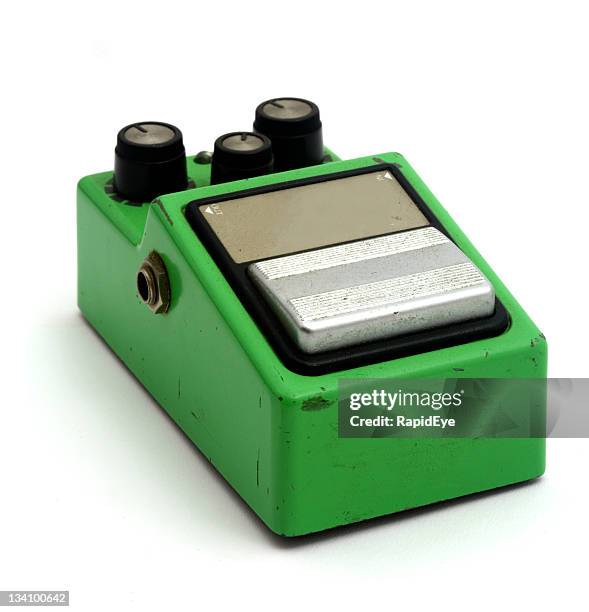 guitar effects pedal - elektrogitarre stock-fotos und bilder