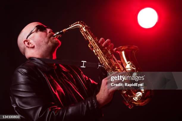 sax-spieler - smooth jazz stock-fotos und bilder