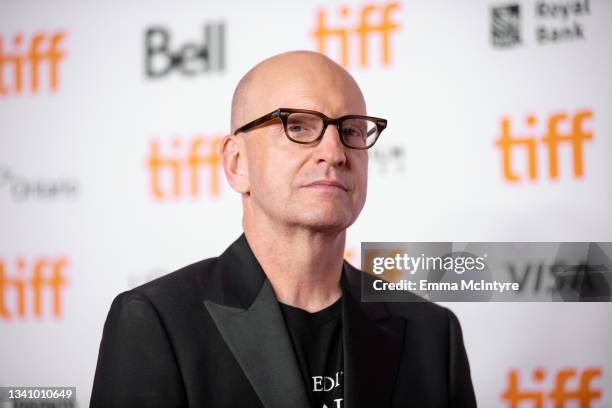 Steven Soderbergh attends the "Mr. Kneff" Secret Screening during the 2021 Toronto International Film Festival at Princess of Wales Theatre on...