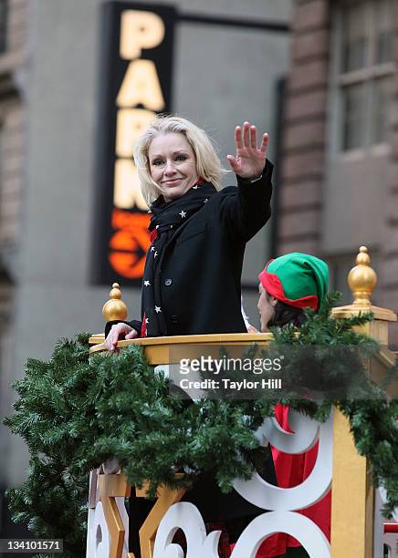 Singer Shelby Lynne attends the 85th annual Macy's Thanksgiving Day Parade on November 24, 2011 in New York City.