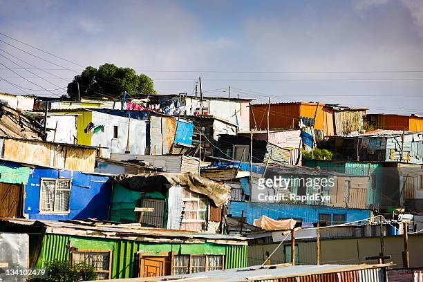 shacks, áfrica do sul - barraca imagens e fotografias de stock