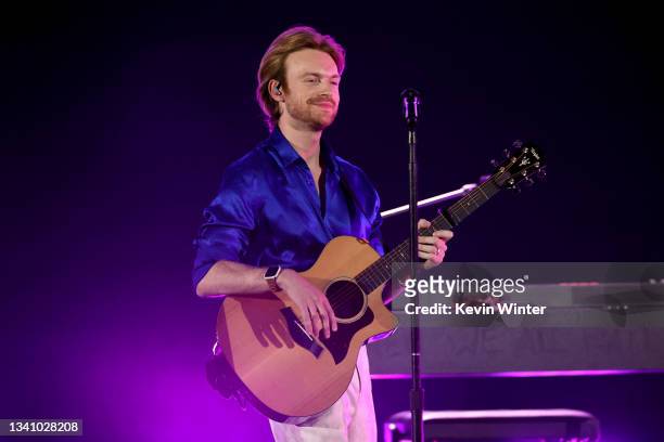 Finneas performs onstage during the 2021 iHeartRadio Music Festival on September 17, 2021 at T-Mobile Arena in Las Vegas, Nevada. EDITORIAL USE ONLY