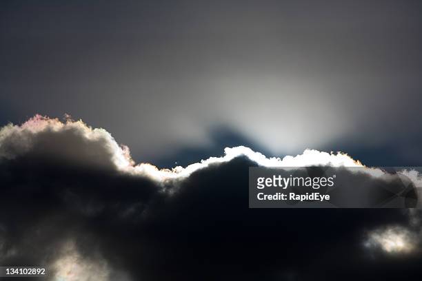 cloud with silver lining - every cloud has a silver lining stock pictures, royalty-free photos & images