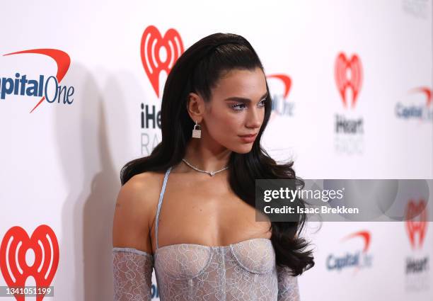 Dua Lipa attends the 2021 iHeartRadio Music Festival on September 17, 2021 at T-Mobile Arena in Las Vegas, Nevada. EDITORIAL USE ONLY