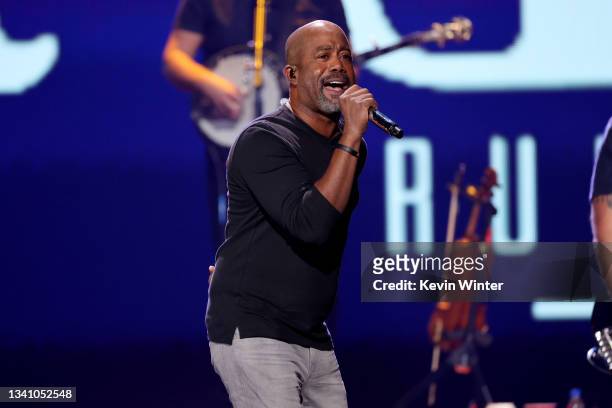 Darius Rucker performs onstage during the 2021 iHeartRadio Music Festival on September 17, 2021 at T-Mobile Arena in Las Vegas, Nevada. EDITORIAL USE...