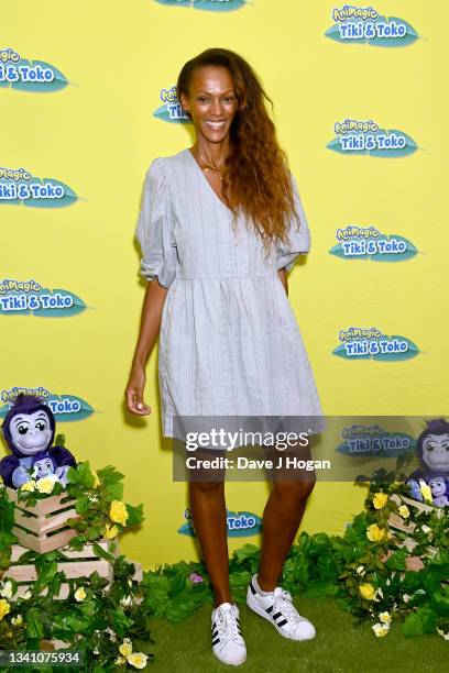 Judi Shekoni attends the AniMagic Tiki & Toko launch at London Zoo on September 18, 2021 in London, England.