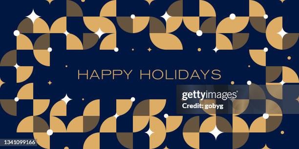 illustrazioni stock, clip art, cartoni animati e icone di tendenza di decorazione geometrica natalizia - christmas cash