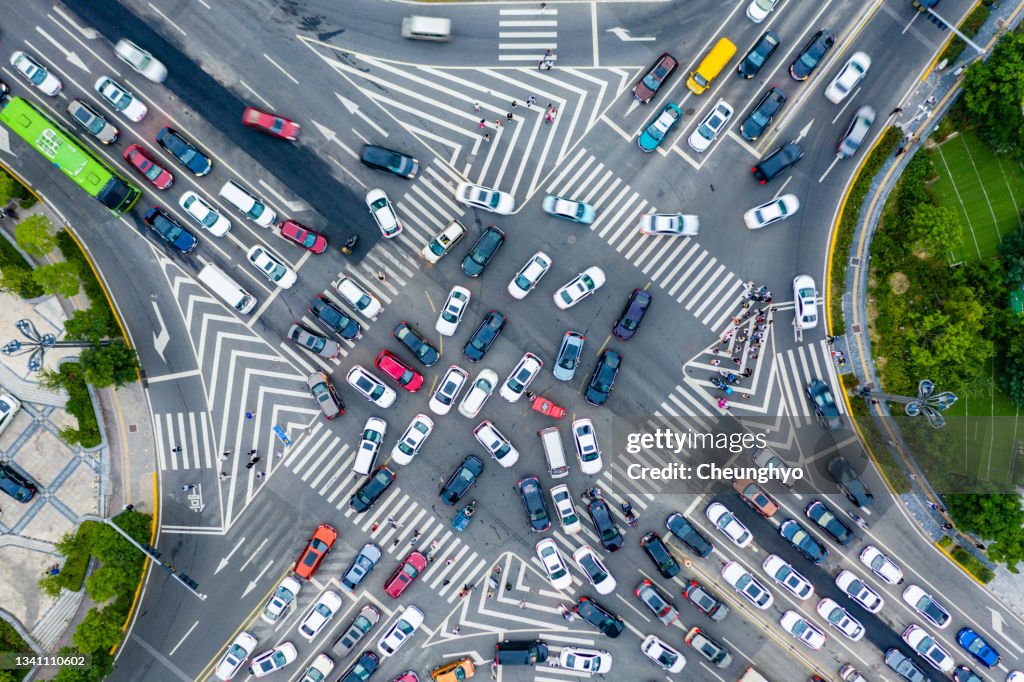 Traffic Jam, Overhead View