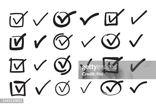 Check Mark Boxes Check Mark Boxes