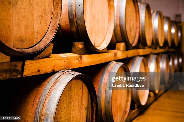 wine casks (series) - wijnvat stockfoto's en -beelden