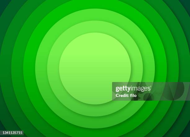 green concentric circles abstract background - pedestal background stock illustrations