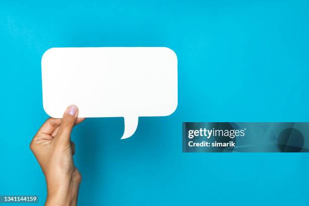 speech bubbles - bloggen stockfoto's en -beelden