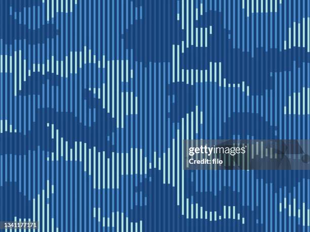 blue camouflage pattern - camo background stock illustrations