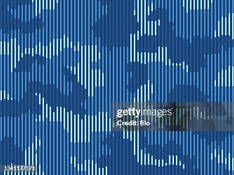 Blue Camouflage Pattern Blue Camouflage Pattern