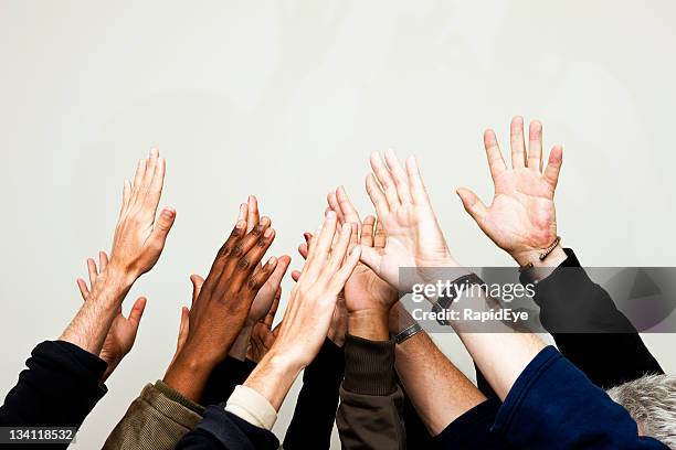 Multiple Hand Reaching Multiple Hands Reaching Photos and Premium High Res Pictures - Getty Images