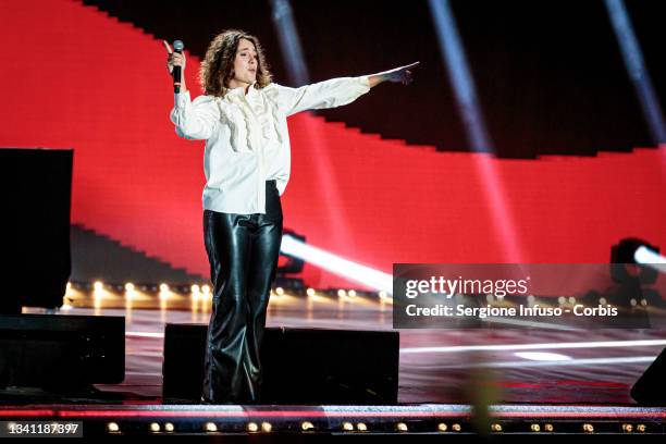 Madame performs during "Aperol With Heroes" Event at Arena Di Verona on September 18, 2021 in Verona, Italy.