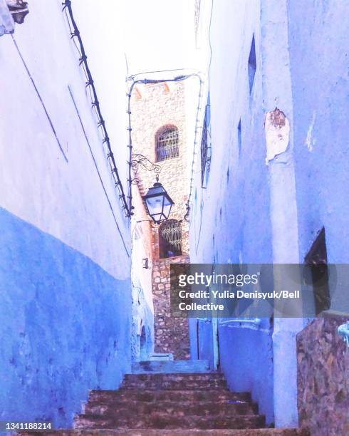Blue streets of Chefchaouene, Morocco