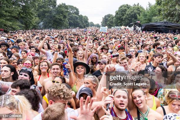 General view of atmosphere during day 1 of Music Midtown at Piedmont Park on September 18, 2021 in Atlanta, Georgia.