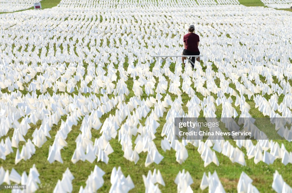 Over 660,000 White Flags Honor COVID-19 Deaths On Washington National Mall