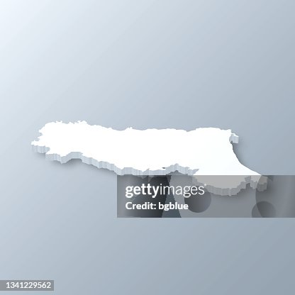 Emilia-Romagna 3D map on gray background Emilia-Romagna 3D map on gray background